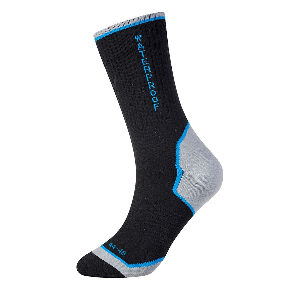 Portwest SK23BKR44-48 -  sz 44-48 Performance Waterproof Socks - Black
