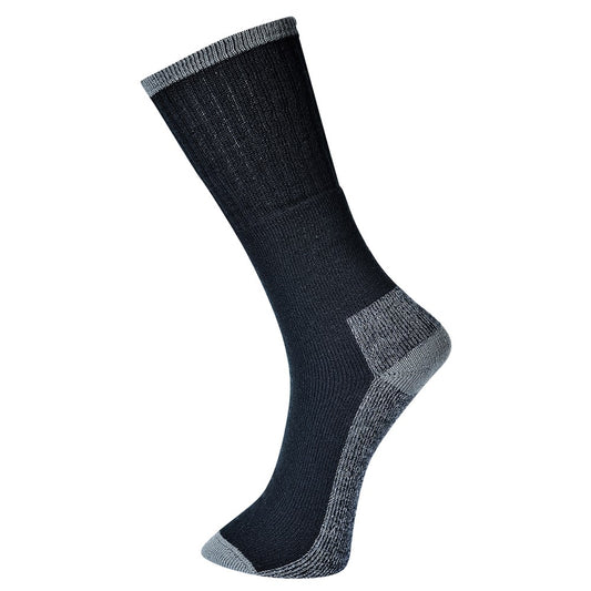 Portwest SK33BKR44-48 -  sz 44-48 Work Sock-3 Pack - Black
