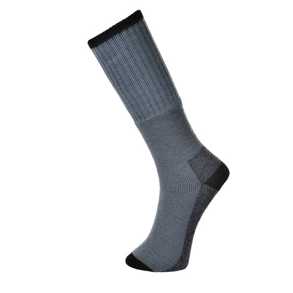 Portwest SK33GRR39-43 -  sz 39-43 Work Sock-3 Pack - Grey
