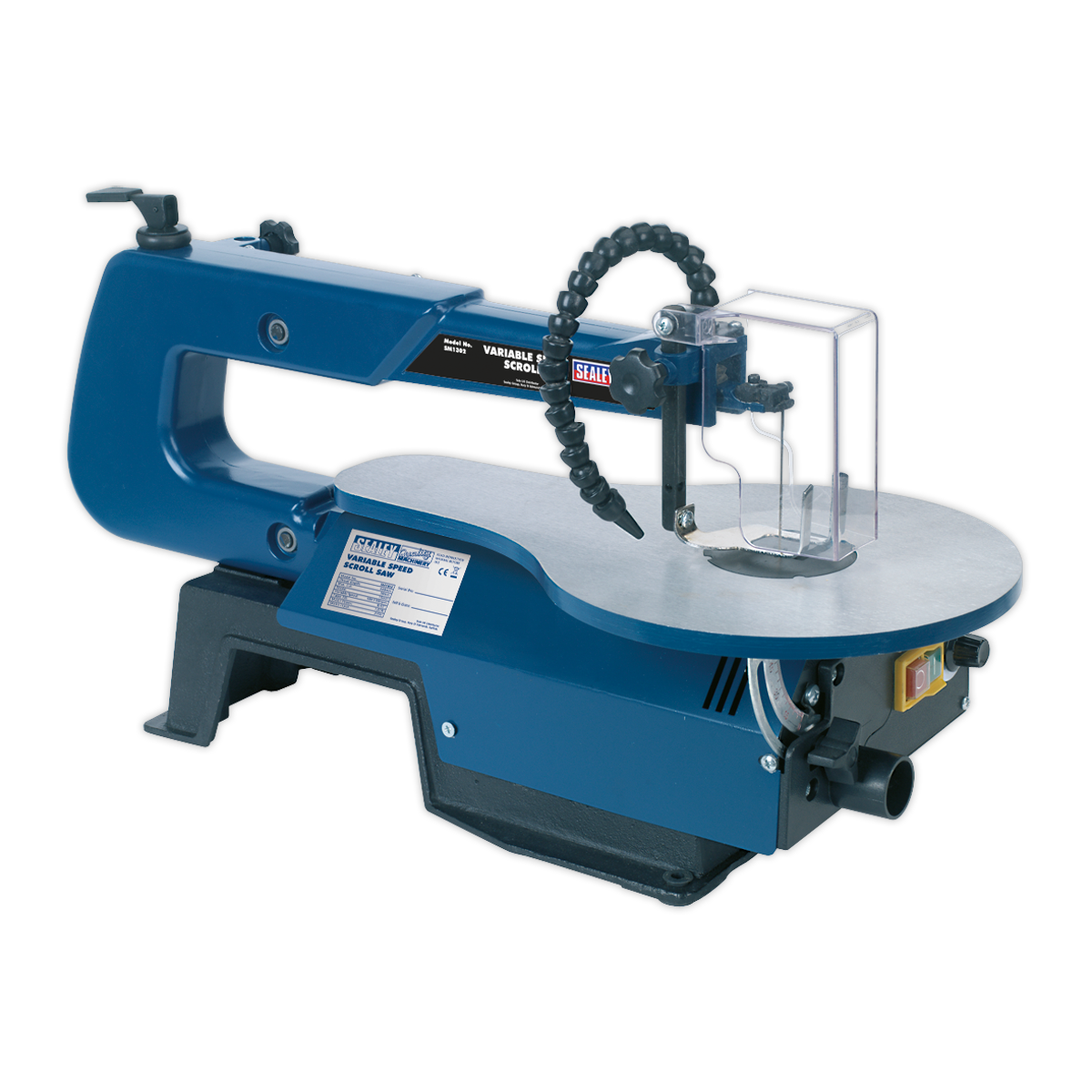 SEALEY - SM1302 Variable Speed Scroll Saw 406mm Throat 230V