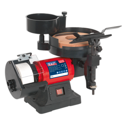 SEALEY - SMS2107 Bench Grinder/Sharpener Wet & Dry Ø200/125mm 250W/230V