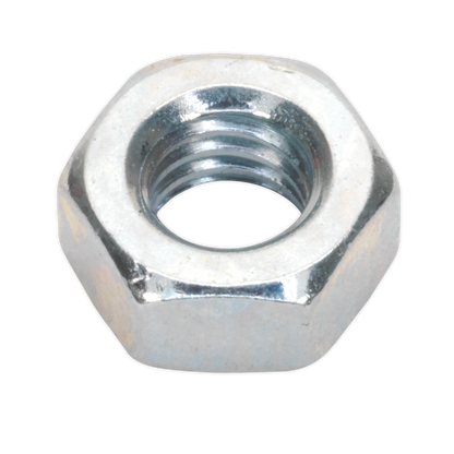 SEALEY - SN6 Steel Nut DIN 934 - M6 - Pack of 100