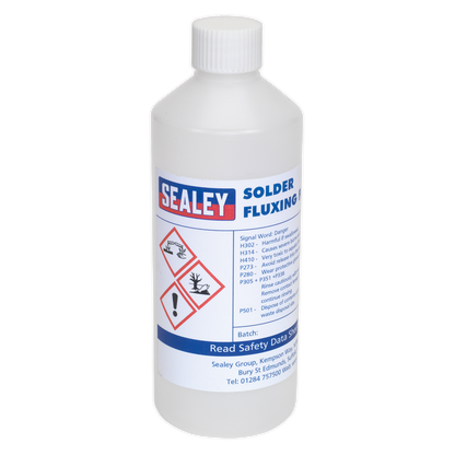 SEALEY - SOLFLUX Solder Fluxing Fluid 500ml Bottle