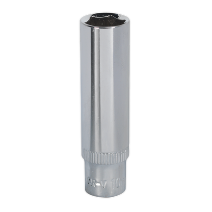 SEALEY - SP1410D WallDrive® Socket 10mm Deep 1/4"Sq Drive Fully Polished