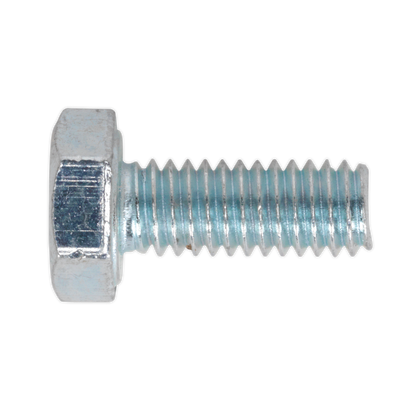 SEALEY - SS416 HT Setscrew M4 x 16mm 8.8 Zinc DIN 933 - Pack of 50