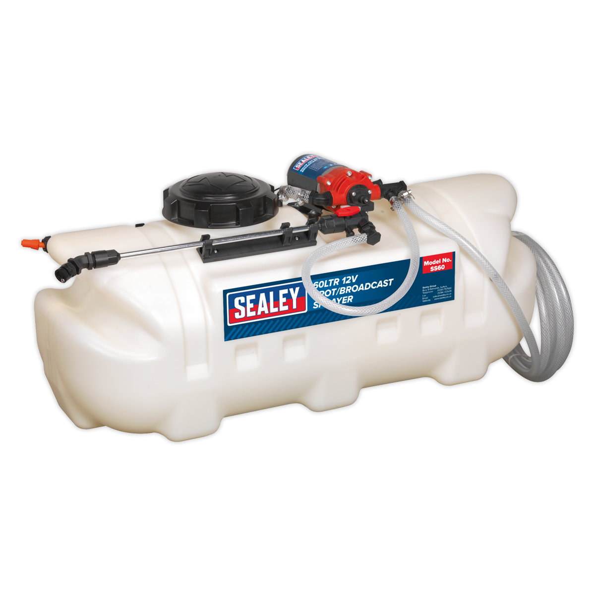 SEALEY - SS60 Broadcast/Spot Sprayer 60L 12V
