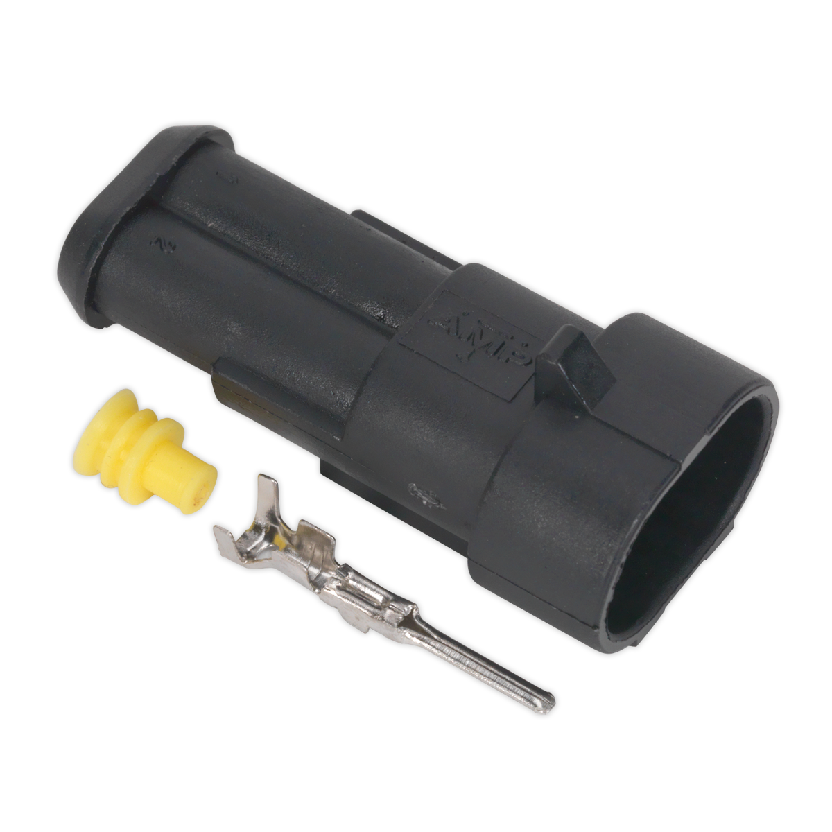 SEALEY - SSC2M Superseal Male Connector 2-Way Pack of 5