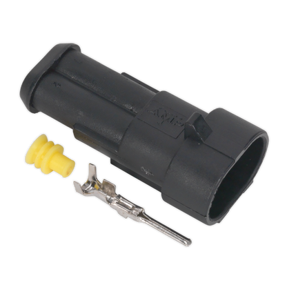SEALEY - SSC2M Superseal Male Connector 2-Way Pack of 5