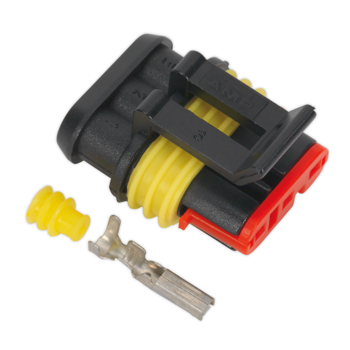 SEALEY - SSC3F Superseal Female Connector 3-Way Pack of 5