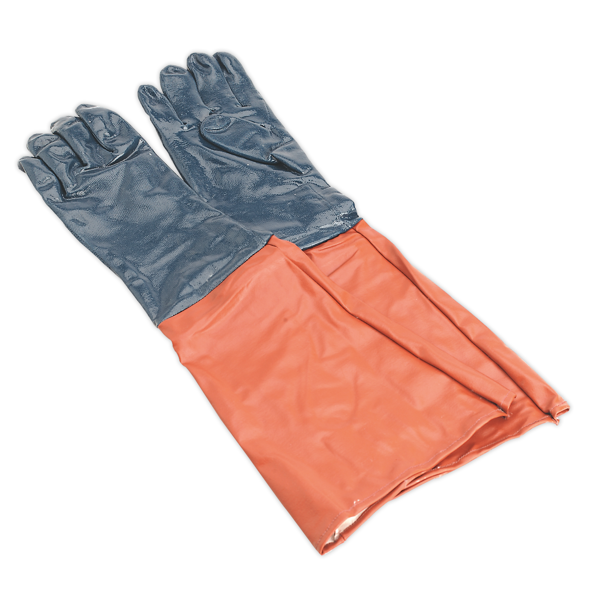 SEALEY - SSP41 Shot Blasting Gauntlets 585mm Cuffed Pair
