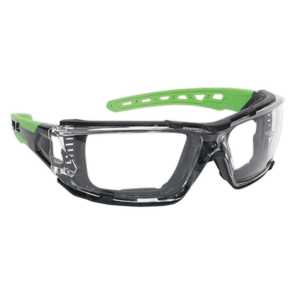SEALEY - SSP68 Safety Spectacles with EVA Foam Lining - Clear Lens