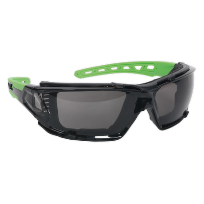 SEALEY - SSP69 Safety Spectacles with EVA Foam Lining - Anti-Glare Lens