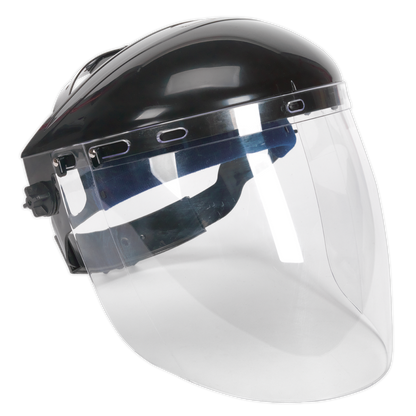 SEALEY - SSP78 Deluxe Brow Guard with Aspherical Polycarbonate Full Face Shield