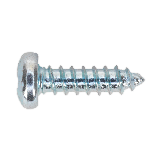 SEALEY - STPP3513 Self Tapping Screw 3.5 x 13mm Pan Head Pozi Zinc Pack of 100