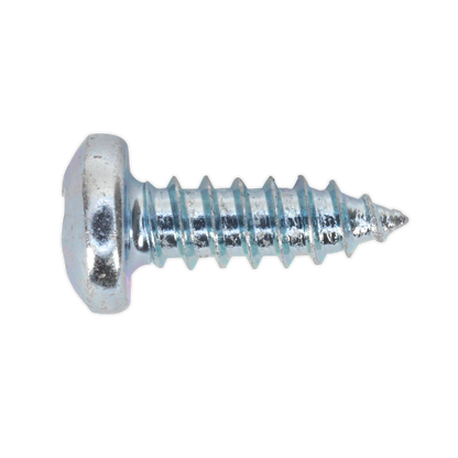 SEALEY - STPP4213 Self Tapping Screw 4.2 x 13mm Pan Head Pozi Zinc Pack of 100