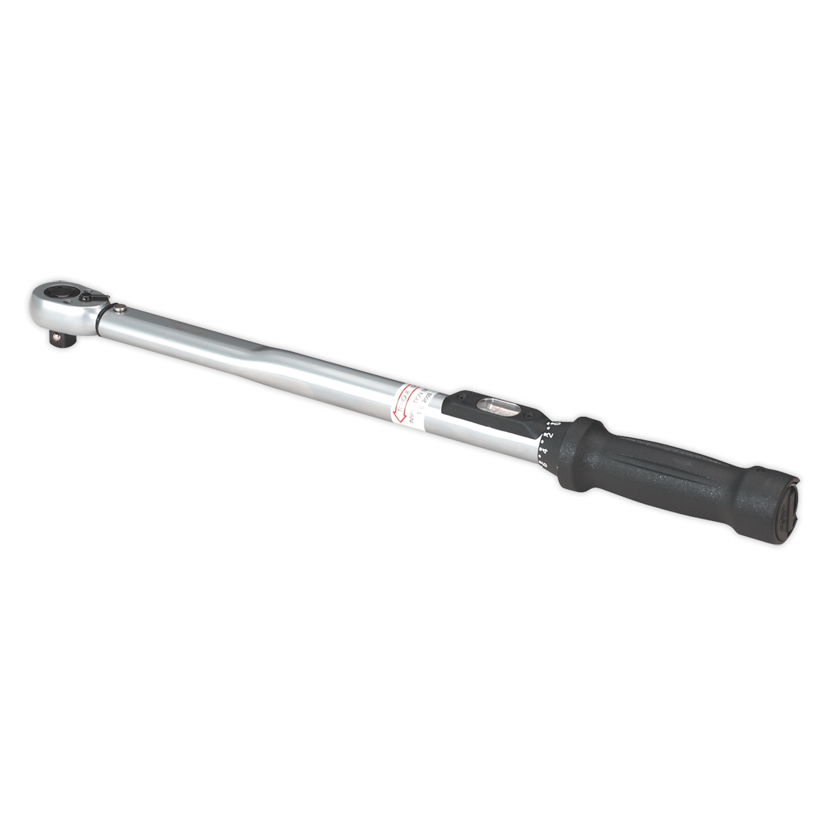 SEALEY - STW201 Torque Wrench Locking Micrometer Style 1/2"Sq Drive 40-210Nm(30-150lb.ft) Calibrated