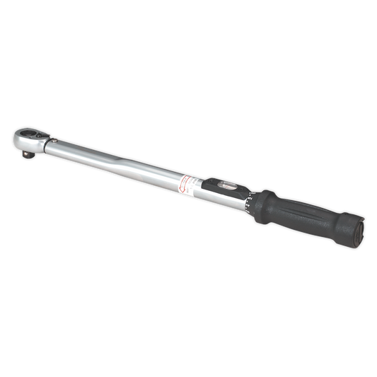 SEALEY - STW201 Torque Wrench Locking Micrometer Style 1/2"Sq Drive 40-210Nm(30-150lb.ft) Calibrated