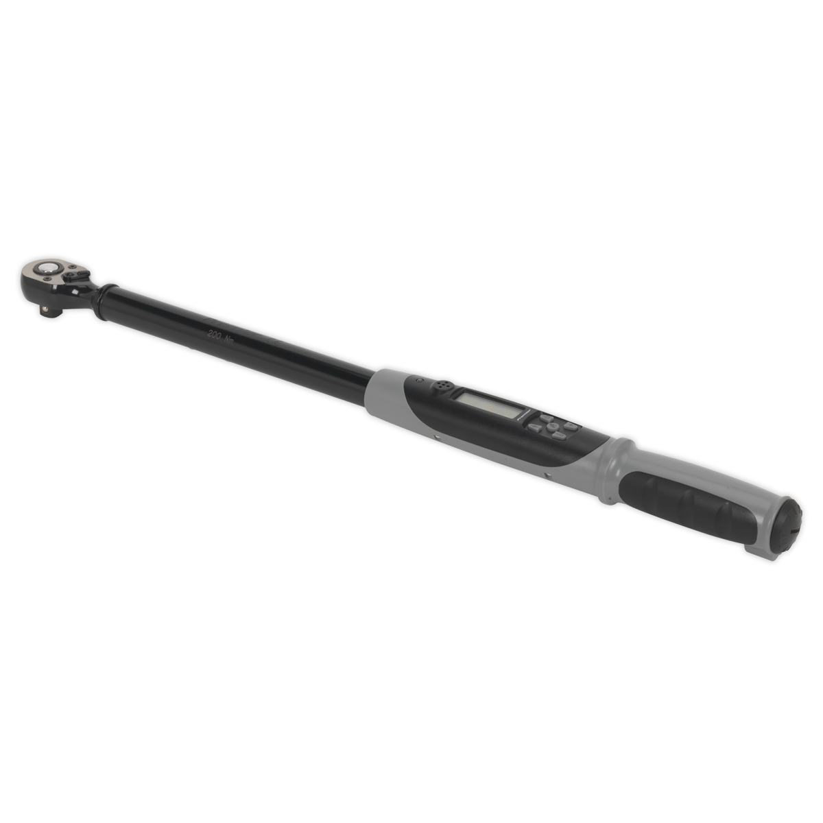 SEALEY - STW306B Angle Torque Wrench Digital 1/2"Sq Drive 20-200Nm(14.7-147.5lb.ft) Black Series