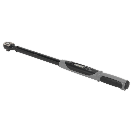 SEALEY - STW306B Angle Torque Wrench Digital 1/2"Sq Drive 20-200Nm(14.7-147.5lb.ft) Black Series