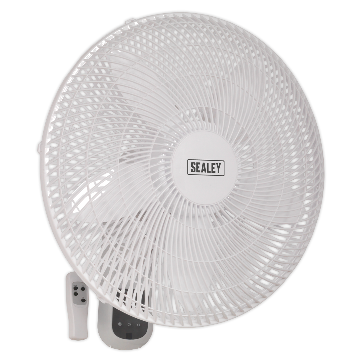 SEALEY - SWF18WR Wall Fan 3-Speed 18" with Remote Control 230V