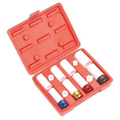 SEALEY - SX030 Alloy Wheel Impact Socket Set 4pc 1/2"Sq Drive
