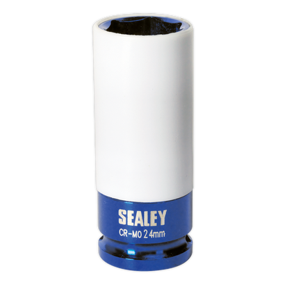 SEALEY - SX03024 Alloy Wheel Impact Socket 24mm 1/2"Sq Drive