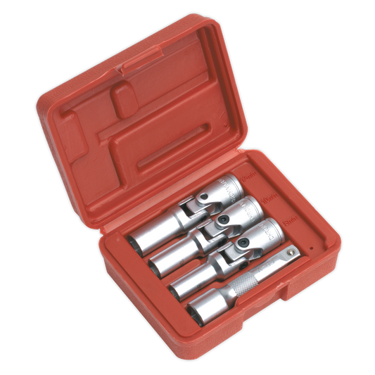 SEALEY - SX0402 Diesel Glow Plug Socket Set 4pc 3/8"Sq Drive