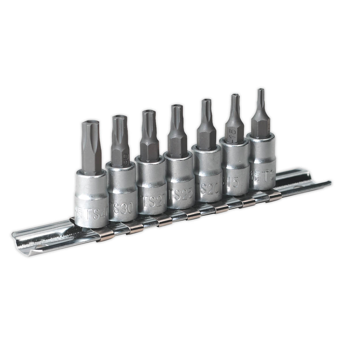 SEALEY - SX106 TRX-TS* Security Socket Bit Set 7pc 1/4"Sq Drive