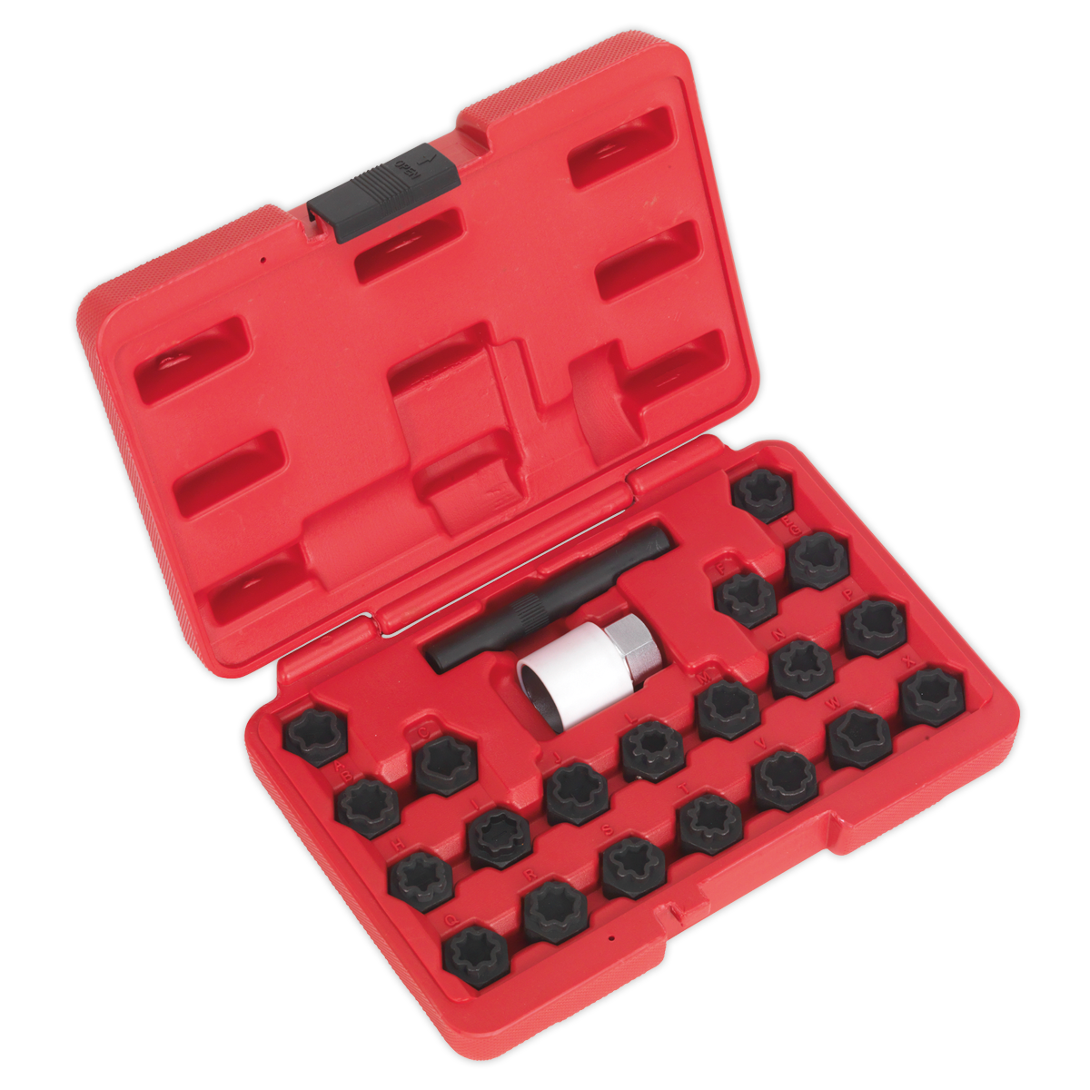 SEALEY - SX206 Locking Wheel Nut Key Set 22pc - Audi