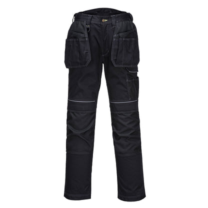 Portwest T602 - Black  32 Regular PW3 Holster Work Trousers Combat Cargo Pants