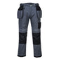 Portwest T602 - Grey/Black  41 Regular PW3 Holster Work Trousers Combat Cargo Pants