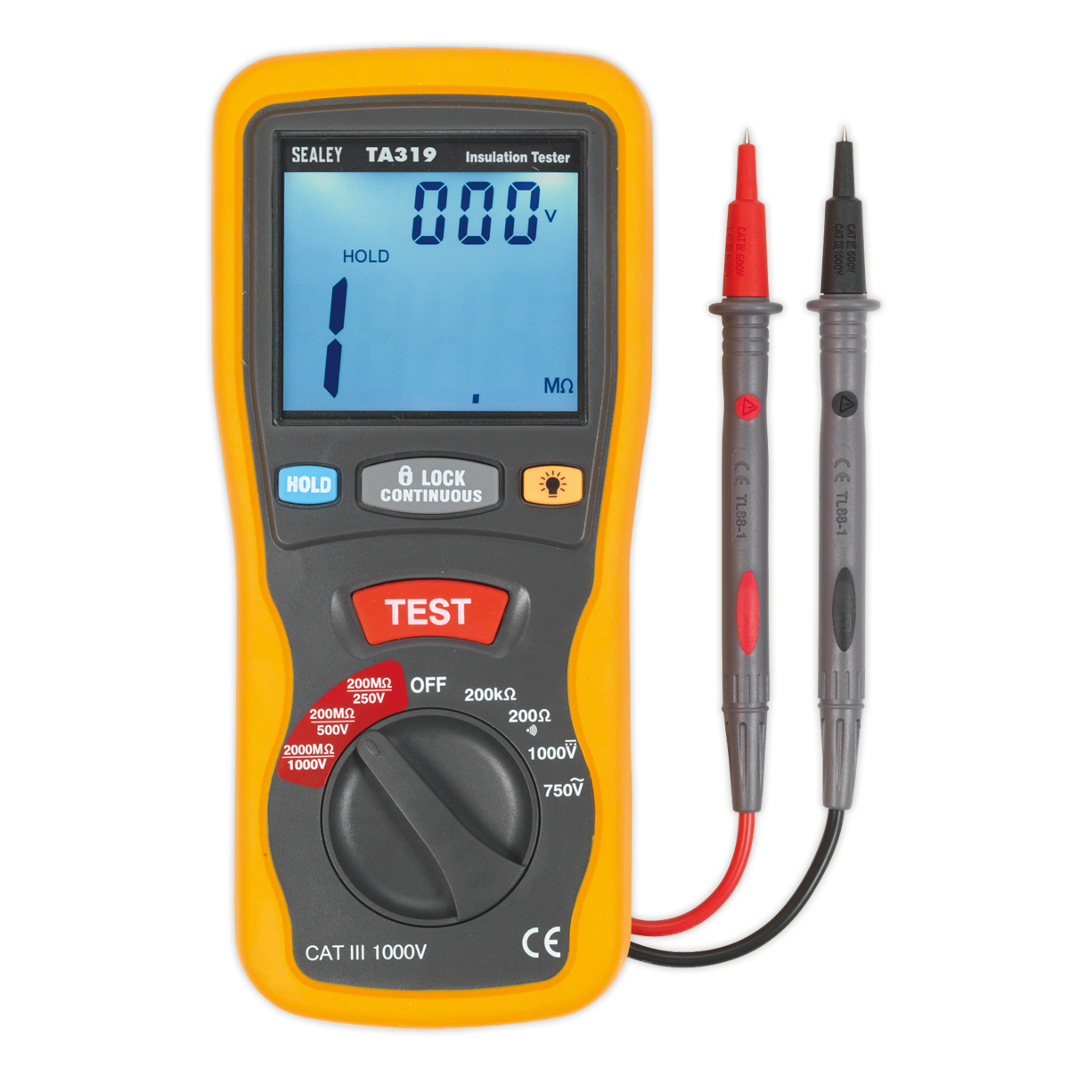 SEALEY - TA319 Digital Insulation Tester