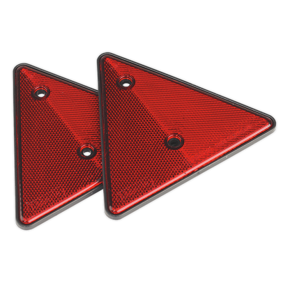 SEALEY - TB17 Rear Reflective Red Triangle Pack of 2