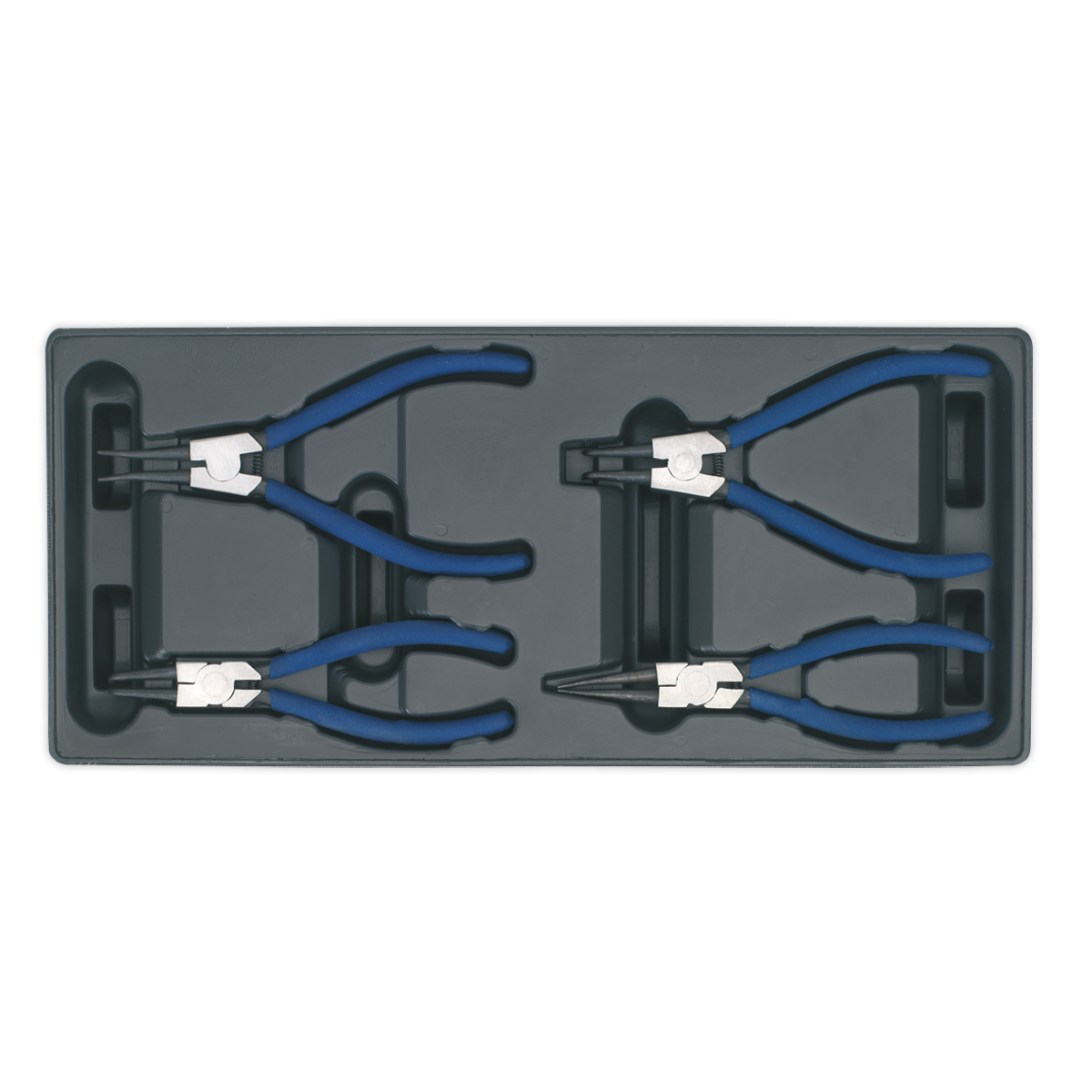 SEALEY - TBT03 Tool Tray with Circlip Pliers Set 4pc