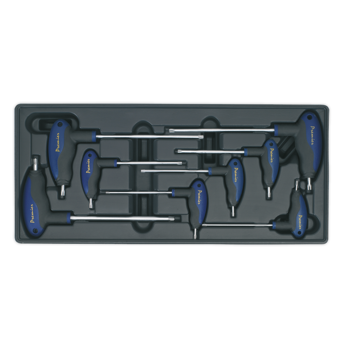 SEALEY - TBT05 Tool Tray with T-Handle TRX-Star* Key Set 8pc