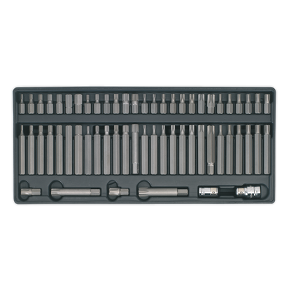 SEALEY - TBT11 Tool Tray with Security TRX-Star*/Hex/Ribe/Spline Bit Set 60pc