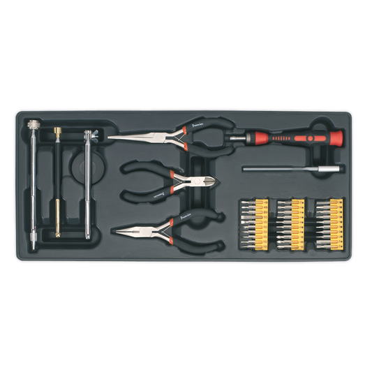 SEALEY - TBT17 Tool Tray with Precision & Pick-Up Tool Set 38pc