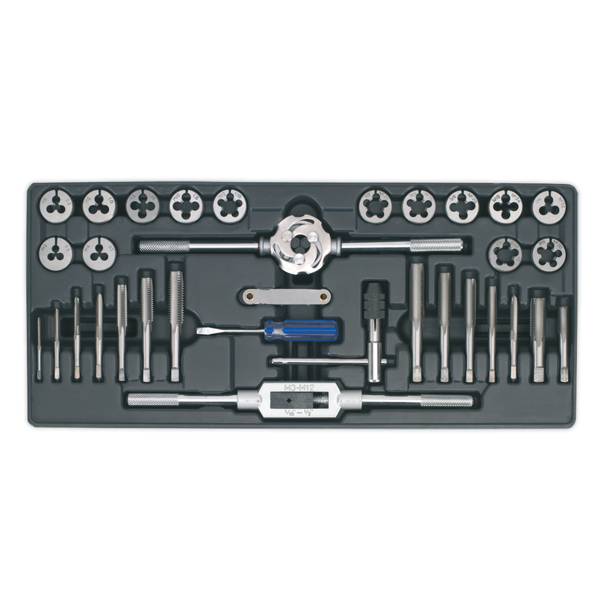 SEALEY - TBT26 Tool Tray with Tap & Die Set 33pc