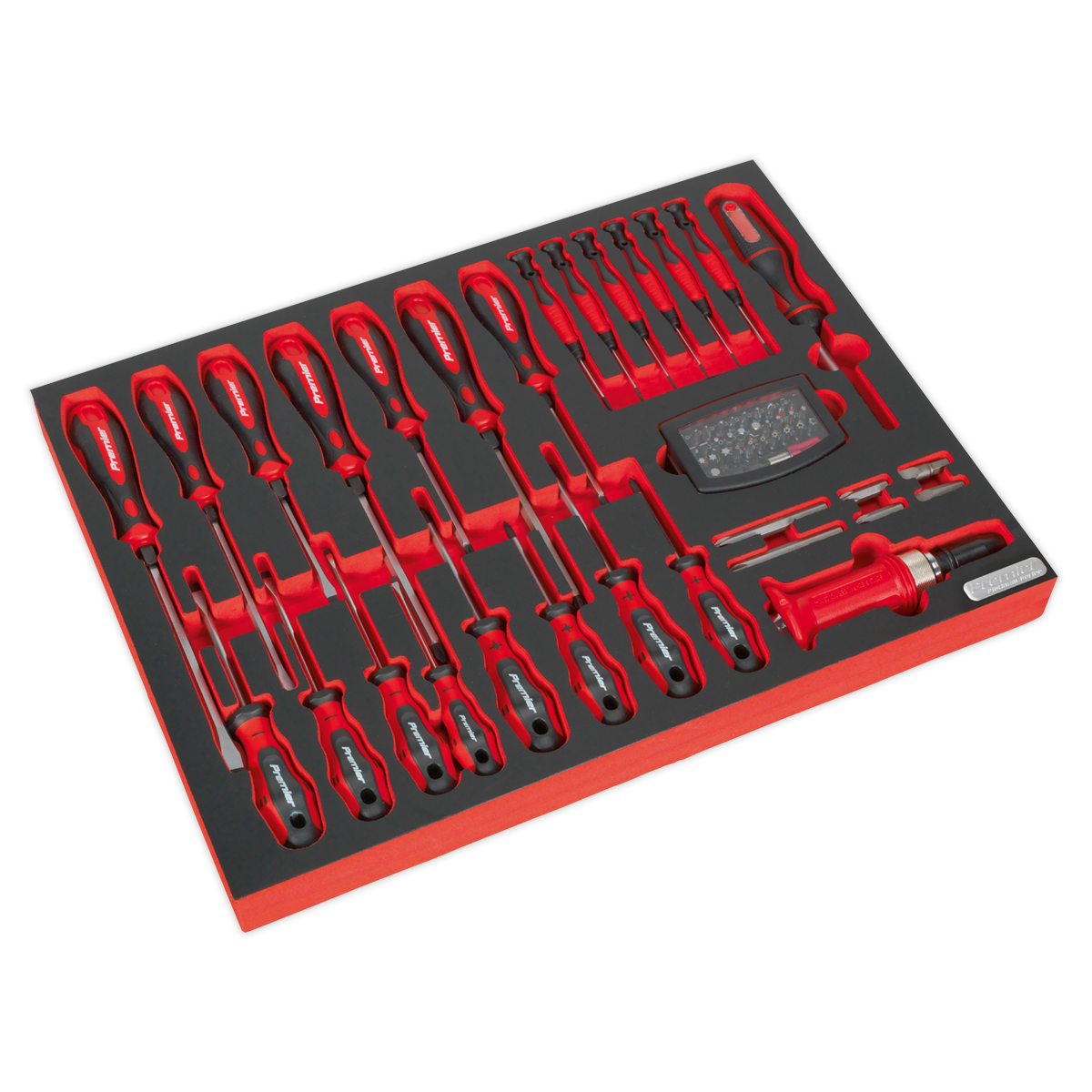 SEALEY - TBTP04 Tool Tray with Screwdriver Set 72pc