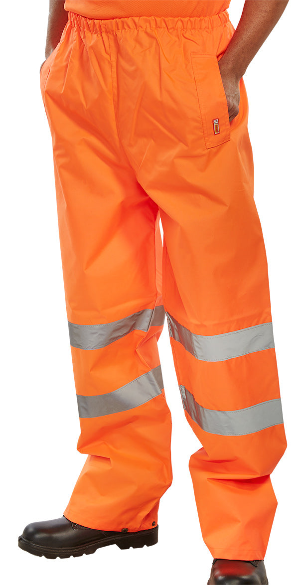 Beeswift - BSEEN TROUSERS EN ISO20471 ORANGE XXL - Orange