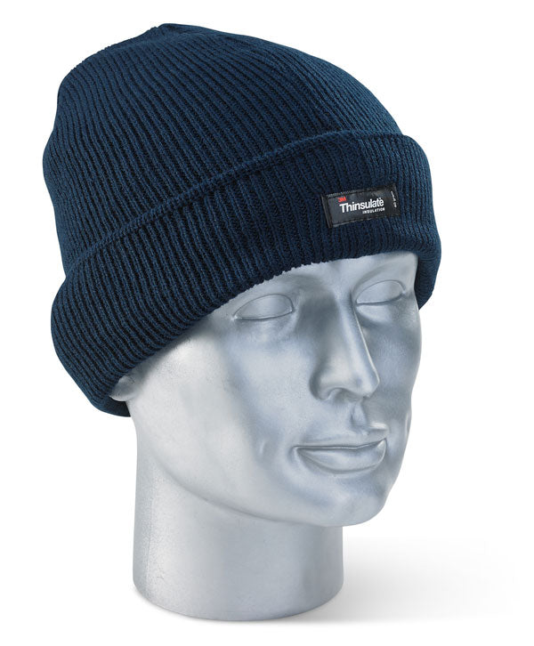 Click - THINSULATE BEENIE HAT NAVY - Navy Blue