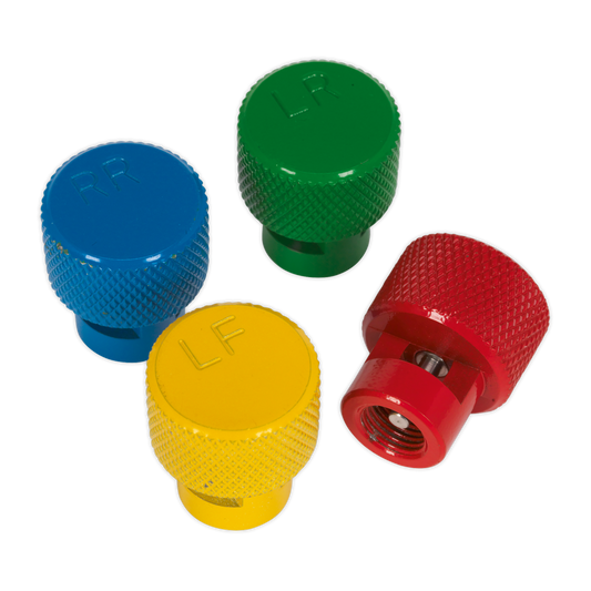 SEALEY - TPMS4 TPMS Valve Deflator Tool 4pc