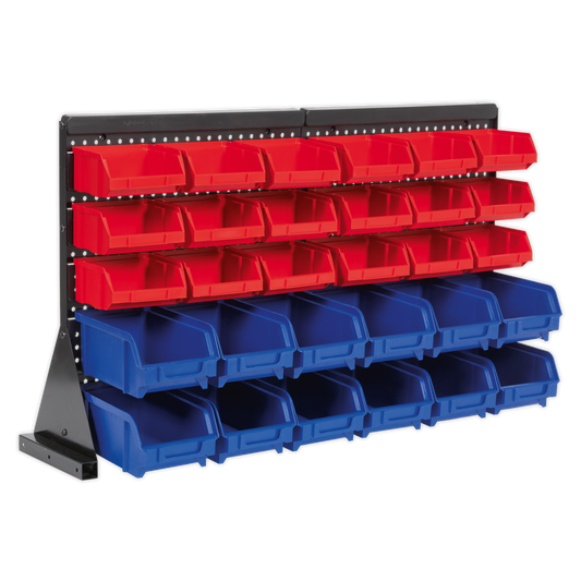 SEALEY - TPS1218 Bin Storage System Bench Mounting 30 Bins