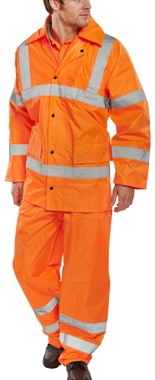 Beeswift - L/WT ORANGE EN ISO 20471 SUIT MED - Orange