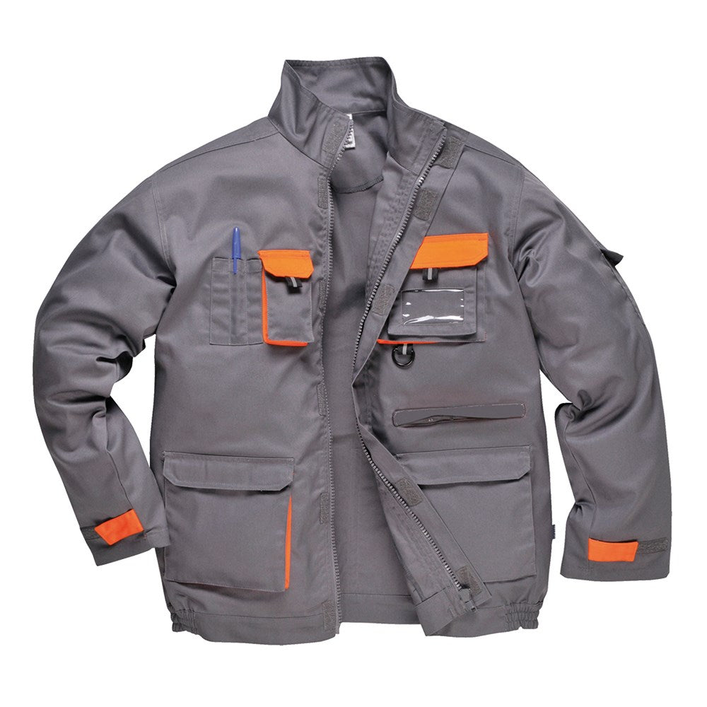 Portwest TX10GRRM -  sz M Portwest Texo Contrast Jacket - Grey