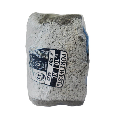 Portwest VA620G7RL -  sz L Vending LR Cut PU Palm Glove - Grey