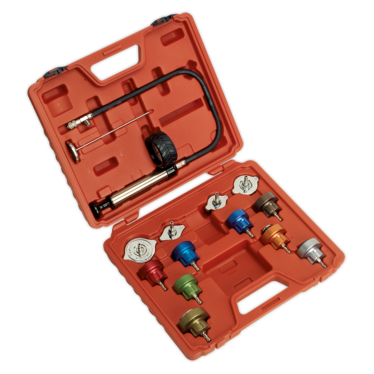 SEALEY - VS006 Cooling System Pressure Test Kit 16pc