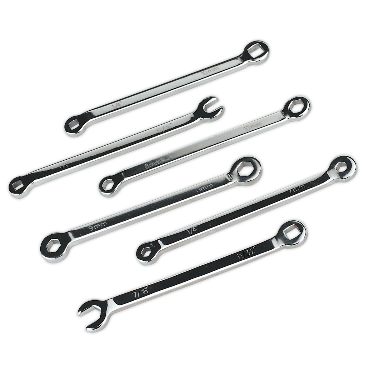 SEALEY - VS026 Brake Service Spanner Set 6pc