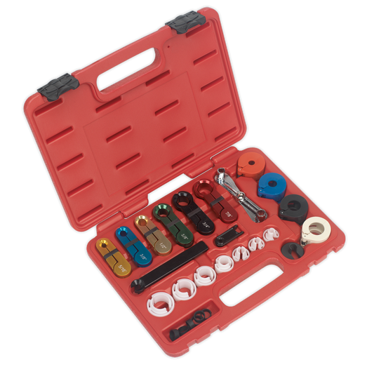 SEALEY - VS0457 Fuel & Air Conditioning Disconnection Tool Kit 21pc