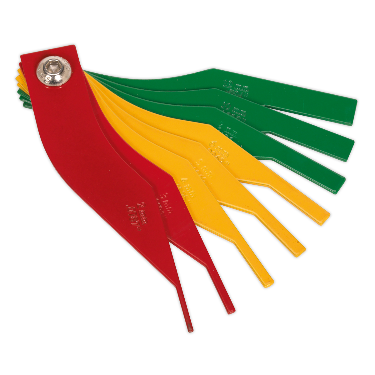 SEALEY - VS059 Brake Pad Thickness Gauge 8pc
